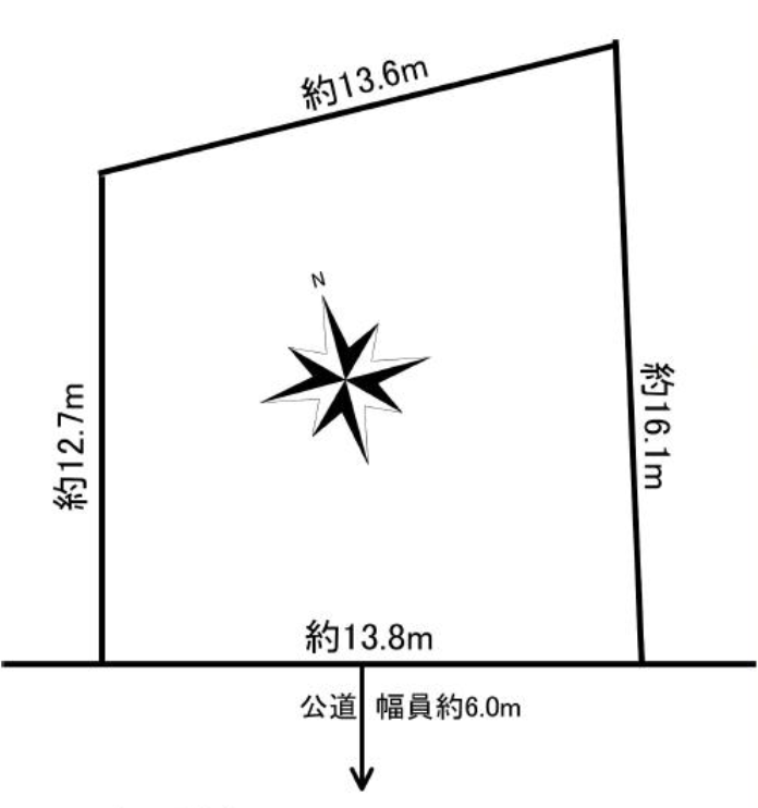 宮の森2条16丁目-地積測量図